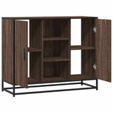 Sideboard Brown Oak 92x35x76 cm Engineered Wood 849018