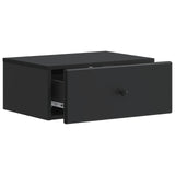 Wall-Mounted Bedside Cabinet 2 pcs Black 49 x 34.5 x 20 cm 899128