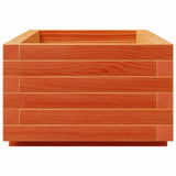 Garden Planter Wax Brown 90x40x26.5 cm Solid Wood Pine 847335