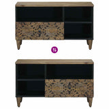 TV Cabinet with Drawer Brown 80 x 33.5 x 46 cm Solid Mango Wood 4018349