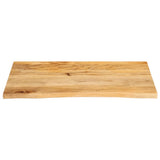 Table Top Live Edge 70x60x2.5 cm Solid Wood Mango 370451
