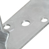 Fence Anchors 12 pcs Silver 12x6x15 cm Galvanised Steel 145340