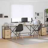 Desk with Drawer Sonoma Oak 182 x 101 x 87.5 cm Engineered Wood 3376137