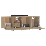 Wall Cabinets 2 pcs Sonoma Oak 80x35x36.5 cm Engineered Wood 3115654