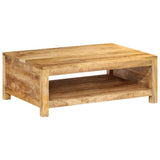 ZNTS Coffee Table 80x55x30 cm Solid Wood Mango 351579