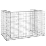 Gabion Wall for Garbage Bins Galvanised Steel 180x100x110 cm 151299