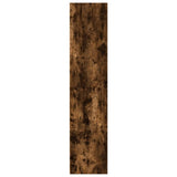 Highboard Smoked Oak 40x41x185 cm Engineered Wood 3281670