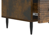 TV Cabinet Smoked Oak 147 x 34.5 x 30 cm Engineered Wood 894940