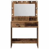 Dressing Table Old Wood 79 x 41 x 135 cm Engineered Wood 865089