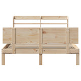 Bed Frame with Headboard without Mattress 140x190 cm 3306819