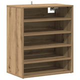 Shoe Cabinet Artisan Oak 60x35x70 cm Engineered Wood 856701