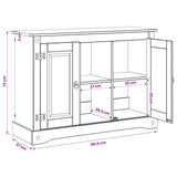 Aquarium Stand CORONA White and Brown 101.5 x 37 x 73 cm 300 kg 42034036