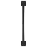 Dining Table Legs X-Shaped 2 pcs Black 90x cm Steel 4012924