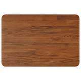 Basin Shelf Wall Mounted Steel and Solid Wood Oak 3302349