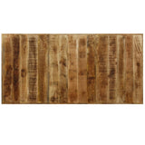 Dining Table Solid Mango Wood and Steel Cross 180 cm 244805