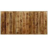 Dining Table Solid Mango Wood and Steel Cross 180 cm 244805
