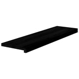 Stair Treads 4 pcs Brown Black 90x25x2 cm Solid Wood Oak 3283015
