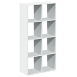 Room Divider Bookcase White 69.5x29x137.5 cm Engineered Wood 858021