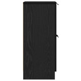 Sideboard 2 pcs Black Oak 30 x 30 x 70 cm Engineered Wood 862099