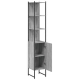 Bathroom Cabinet Grey Sonoma 33x33x185.5 cm Engineered Wood 842474