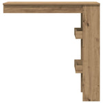 ZNTS Wall Bar Table Artisan Oak 102x45x103.5 cm Engineered Wood 856861