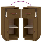 Sideboard Honey Brown 34x40x75 cm Solid Wood Pine 820125