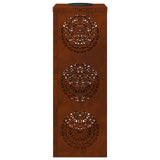 Solar LED Pathway Light 2 pcs Rusty Weathering Steel 879785