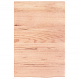 Basin Shelf Wall Mounted Steel and Solid Wood Oak 3302558
