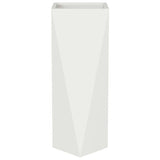 Planter 2 pcs White 30 x 30 x 75 cm Steel 883769