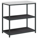 Kitchen Storage Set HATTEM 3 pcs Black Cold-rolled Steel 3392673