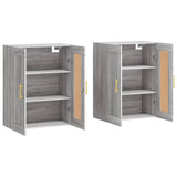 Wall Mounted Cabinets 2 pcs Grey Sonoma Engineered Wood 3198007