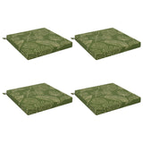 4-Piece Seat Cushions SOEST 4 pcs 100% Polyester Leaf Design 945094