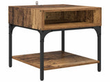 Bedside Table 2 pcs Old Wood 40 x 40 x 50 cm Engineered Wood 881813