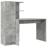 Desk 2 pcs Concrete Grey 3337292