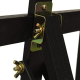 Easel Stand Black 53.5x95x127 cm Solid Wood Pine 30221