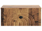 Wall-Mounted Bedside Cabinet 2 pcs Old Wood 33 x 34.5 x 20 cm 898102