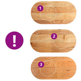 Table Top Light Brown 100x50x4 cm Solid Wood Oak Oval 4009074