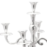 Candle Holder Silver 32 x 32 x 79.5 cm Aluminium 42000156