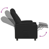 Recliner Chair Black 75 x 95 x 106 cm Fabric 42051139