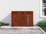 Air Conditioner Cover Rusty 110 x 50 x 105 cm Weathering Steel 865917