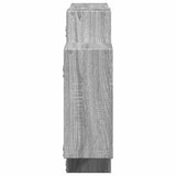 Wall Shelf Grey Sonoma 159x18x65 cm Engineered Wood 853214