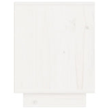 Bedside Cabinets 2 pcs White 40x30x40 cm Solid Wood Pine 813338