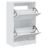 Shoe Cabinet White 60x34x96.5 cm Engineered Wood 839945