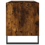 Record Cabinet Smoked Oak 85x38x48 cm Engineered Wood 831713