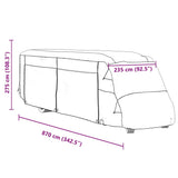 Motorhome Covers Grey 870x235x275 cm Non-woven Fabric 4015880