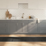 Rug Rectangular Grey60x1000 cm Bamboo 376862
