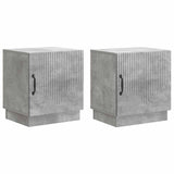 Bedside Table 2 pcs Concerte Grey 43 x 34.5 x 47 cm 895262