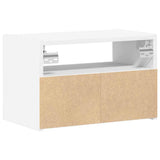 Wall-mounted Bedside Cabinets 2 pcs White 45x26x28.5 cm 858597
