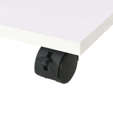 Rolling Shelf 50x35x42 cm White 245724