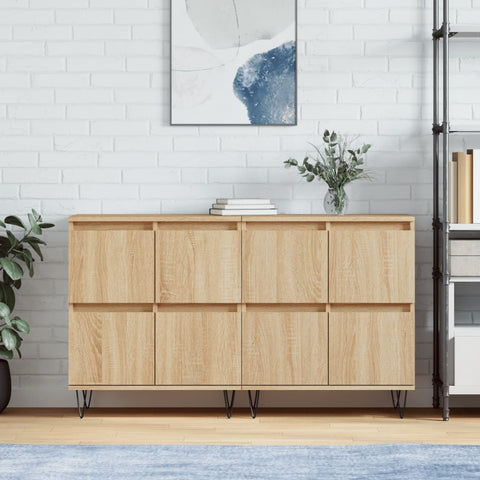 Sideboards 2 pcs Sonoma Oak Engineered Wood 3190176